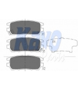 KAVO PARTS - KBP5504 - К-т торм. колодок Re  MI Paj II, L400, Sp. Ge